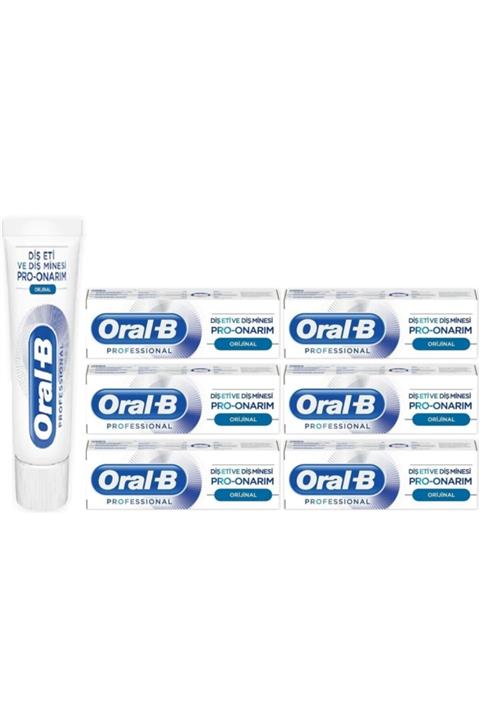 OralB Diş Macunu Diş Eti Ve Diş Minesi Prof. Onarım 50 Ml 6 Adet