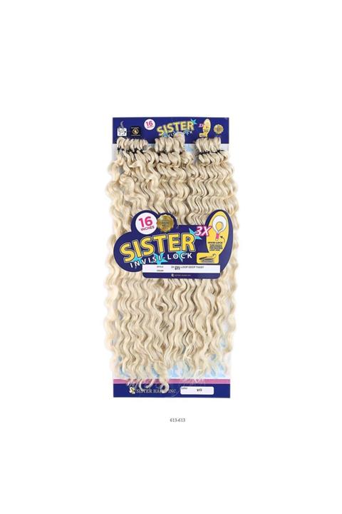 Sister InvisiLook Aslı Peruk Sister Afro Dalgası Saç 613 No Platin