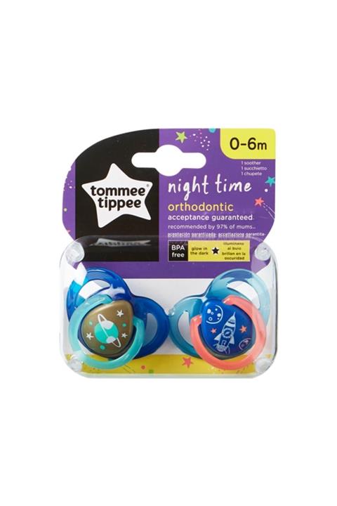 tommee tippee Gece Emzik 2li 0-6 Ay