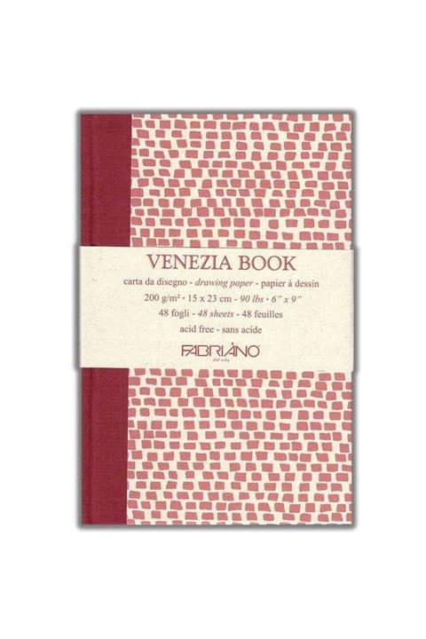 Fabriano Venezia Book Çok Amaçlı Eskiz Çizim Defteri 200 Gr. 15x23 Cm. 48 Yaprak