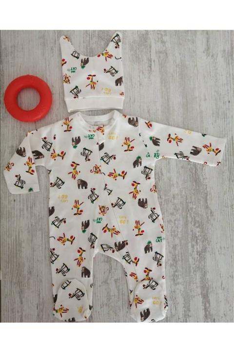 Eda Bebe Kız Çocuk Eda Fermuarlı Tulum