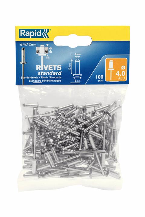 Rapid Perçin Ø4 X 12Mm Alüminyum 100 Adet