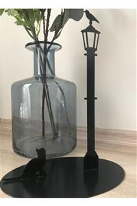 megatrend Kedi Ve Kuş Desenli Metal Havlu Peçetelik