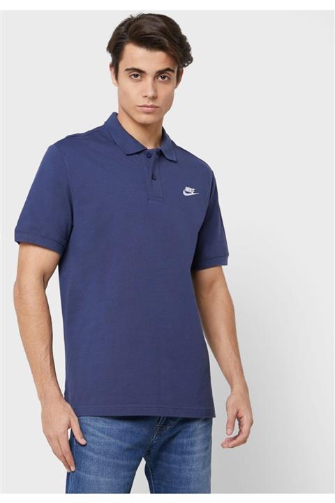 Nike Erkek Lacivertpolo Yaka T-shirt - Cn8764-410