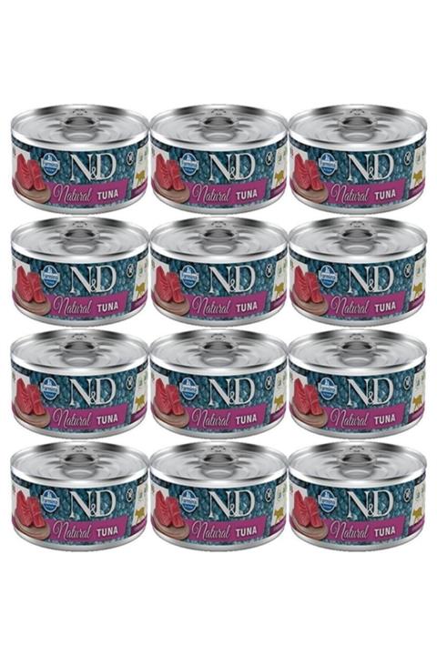 N&D Cat Natural Tuna 80g 12 Adet