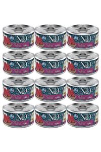 N&D Cat Natural Tuna 80g 12 Adet