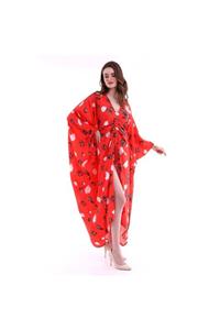 EZBERA Bağcıklı Kimono Elbise