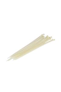 NALBUR BABA 3.6 X 200mm Plastik Beyaz Kablo Bağı 100 Adet