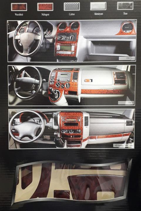 MERİÇ Volkswagen Caddy Maun Kaplama 13 Parça (2011) Uyumlu