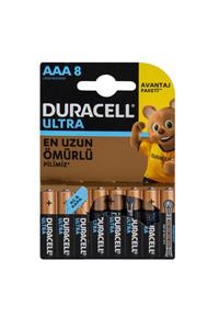 Duracell Ultra Ince Kalem Pil 8'li Aaa