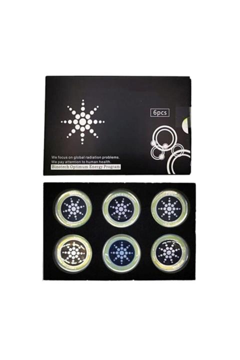 2K 6 Adet Telefon Radyasyon Önleyici Etiket - Emf Koruyucu Sticker Seti - Tablet-telefon Uyumlu