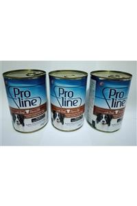 Pro Line Köpek Konserve Biftekli Sos Içinde 415 gr_3 Adet