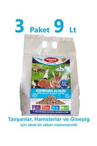 Bonny Nice Çam Pelet Kemirgen Altlığı 1.8 Kg 3 Lt X 3 Paket 9 Lt