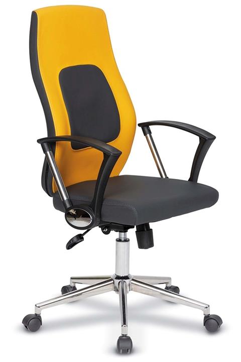 Uzay Ofis Zeplin Müdür Koltuğu - Sarı-antrsit