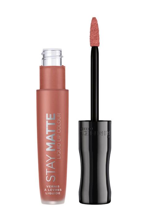 RIMMEL LONDON Kadın Turuncu Ruj - Stay Matte Liquid Lipstick 700 Be My Baby 3614224429324