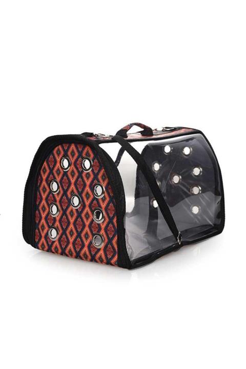 Lepus Şeffaf Fly Bag Kedi Köpek Taşıma Çantası Optik Medium