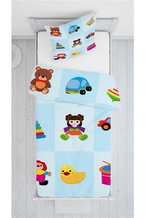 Consept Home Oyuncaklı Yatak Örtüsü Takımı