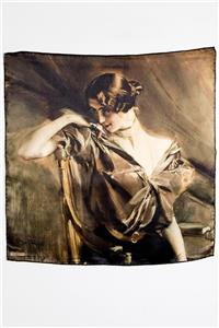 Deriderim Ipek Bandana Kahverengi Boldini Cleo De Merode