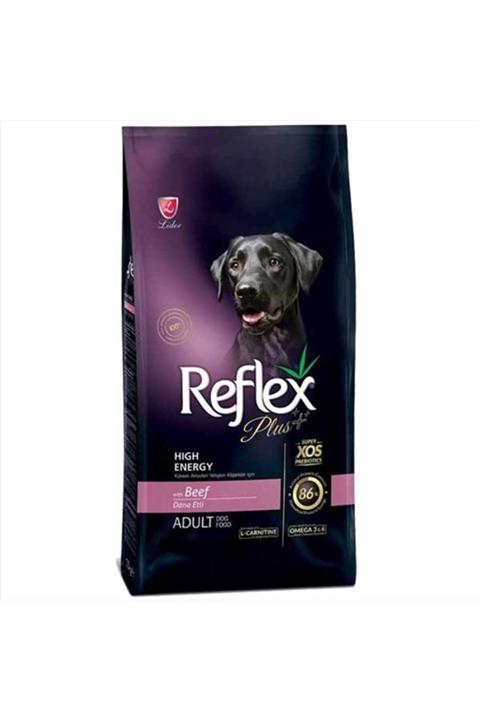 Reflex Plus High Energy Biftekli Köpek Maması 15 Kg