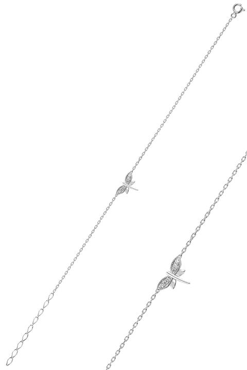 Söğütlü Silver Gümüş Rodyumlu Yusufçuk Bileklik