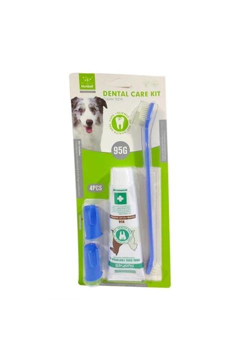 Nunbell Et Tadında Kedi Köpek Diş Temizleme Seti Dental Care Kit