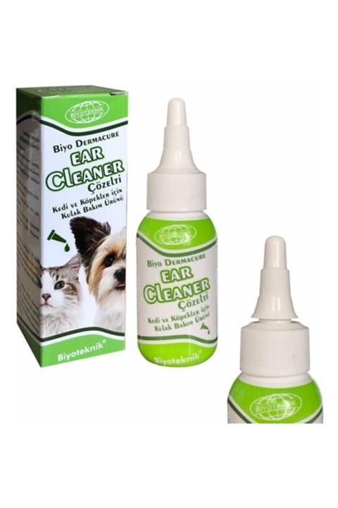 Biyoteknik Biyo-teknik Dermacure Ear Cleaner Çözelti Kedi Ve Köpekler Için Kulak Bakım Ürünü 50 Ml