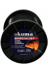 Okuma Carp 1200 Mt 10,00 Lb 4,56 Kg 0,26 Mm Camou Misina