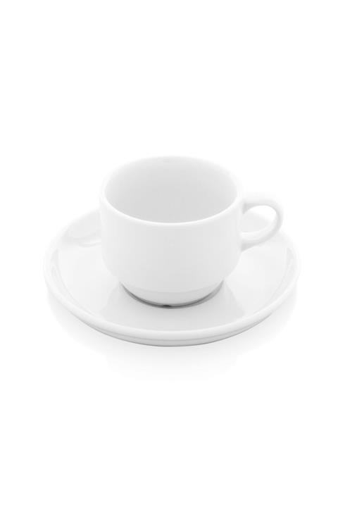 Güral Porselen Çay Fincanı Tabaklı