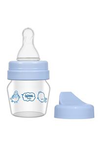 Wee Baby Mavi Mini Cam Alıştırma Bardağı Seti 30 ml 0-6 Ay