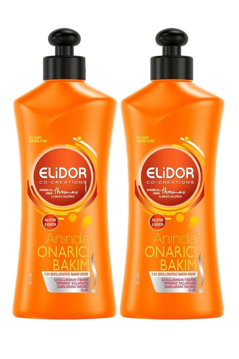 Elidor Saç Kremi 7/24 Onarıcı 300 Ml X 2 Adet