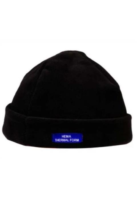 HEMA Siyah Içi Termal Kumaş Dışı Polar Bere