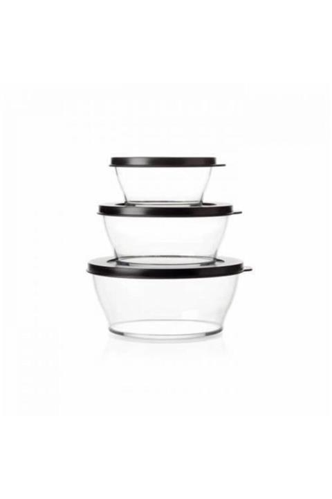 Tupperware Royal Set 3'lü Siyah