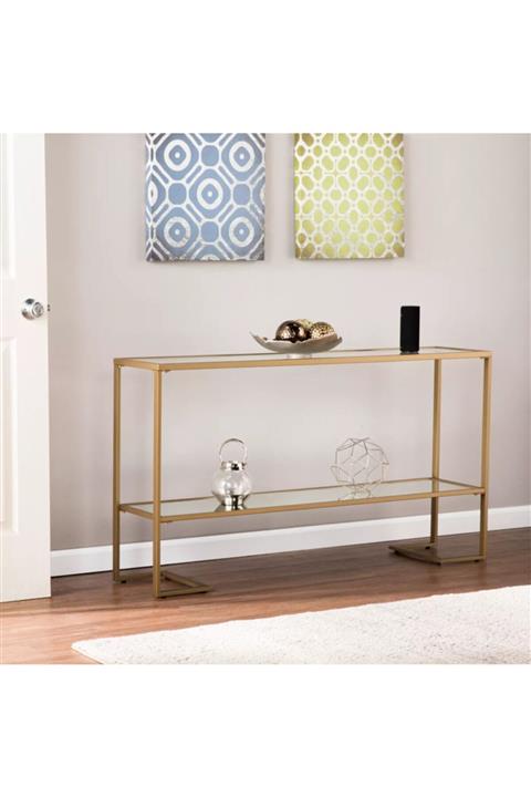 irongarden Modern Tasarım Metal&cam Konsol