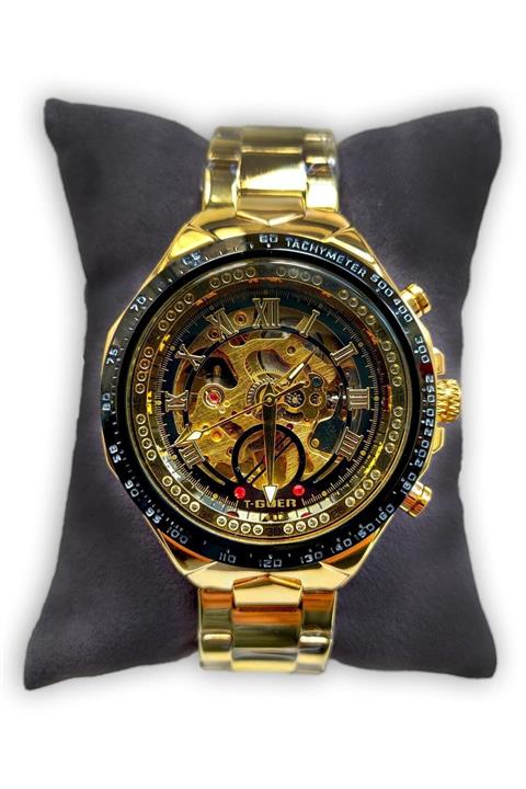 TGOER Sewor Kasa Çelik Otomatik Mekanizma Erkek Kol Saati