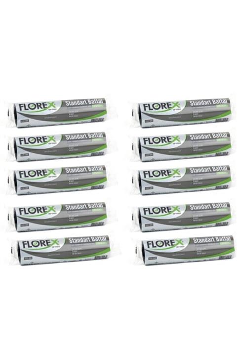 Florex Standart Battal Çöp Torbası 75*90cm Renk 10rulo(10*10ADET TOLAM 100TANE)