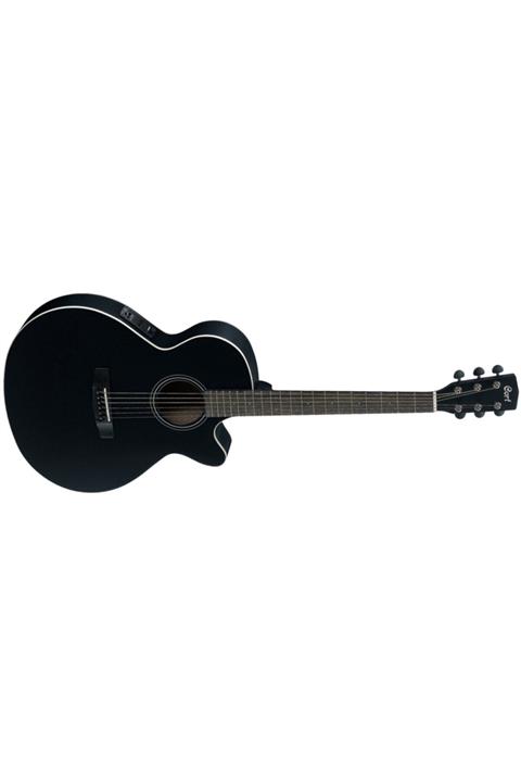 CORT Elektro Akustik Cutaway Gitar, Siyah, Fishman Isys