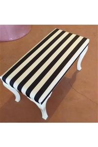 MESACONCEPT Zebra Lükens Ayaklı Bench 45x90 Cm Pufs11