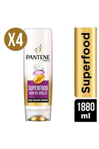 Pantene Saç Bakım Kremi Superfood 4 x 470 ml