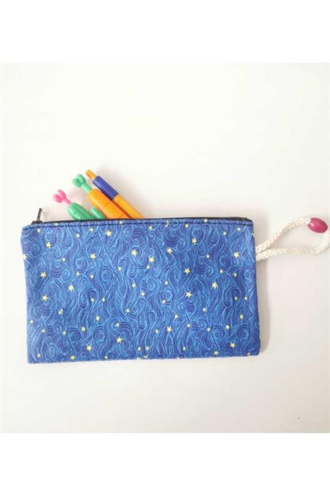 Madamcarlotta Yıldız Tasarımlı Bez Kalemlik Ve Makyajlık