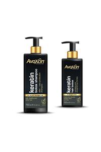 AVOXCIN Yıpranmış Saçlara Özel Hair Botox - Saç Botoksu & Şampuan 2'li Set