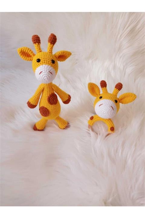 TOYSCİTY Zürafa Çıngırak Yenidoğan Seti