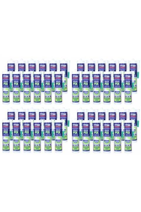 TYTAN Dekor Fix Strafor Montaj Yapıştırıcısı Silikon 310ml (48 ADET)