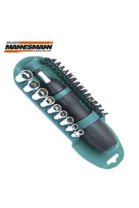 Mannesmann 11820 Tornavida Bits Uç Lokma Seti, 26 Parça