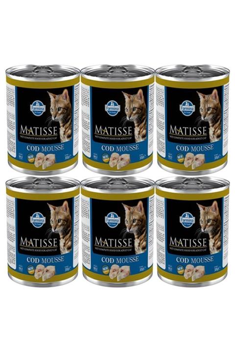 Matisse Mousse Morina Balıklı 300 gr Yas Kedi Konservesi 6 Adet