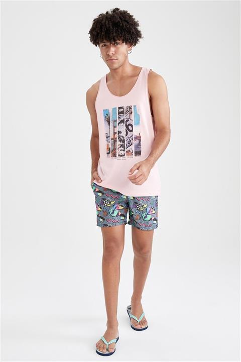 DeFacto Coool Desenli Yüzme Şortu