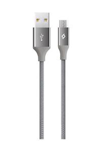 Ttec AlumiCable Serisi Micro Usb Data Şarj Kablosu Uzay Grisi