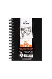 Canson Art Book Field Spiralli Sert Kapak Eskiz Defteri 12,5x18cm 96gr 90 Yaprak