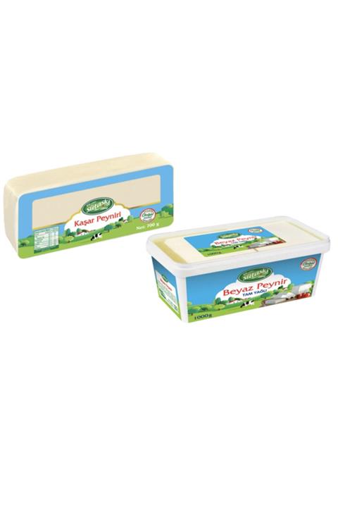 Sütaş Taze Ksşar Peyniri 600gr+ Beyaz Peynir 1000gr