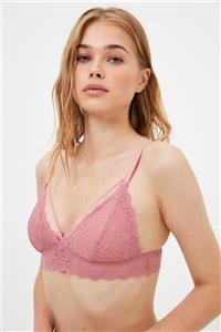 TRENDYOLMİLLA Gül Kurusu Dantelli Bralet THMAW22SU0013