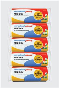 Newtechplast 5 Rulo Mini Boy 40x50 Cm (jelatinli) Çöp Poşeti - Torbası